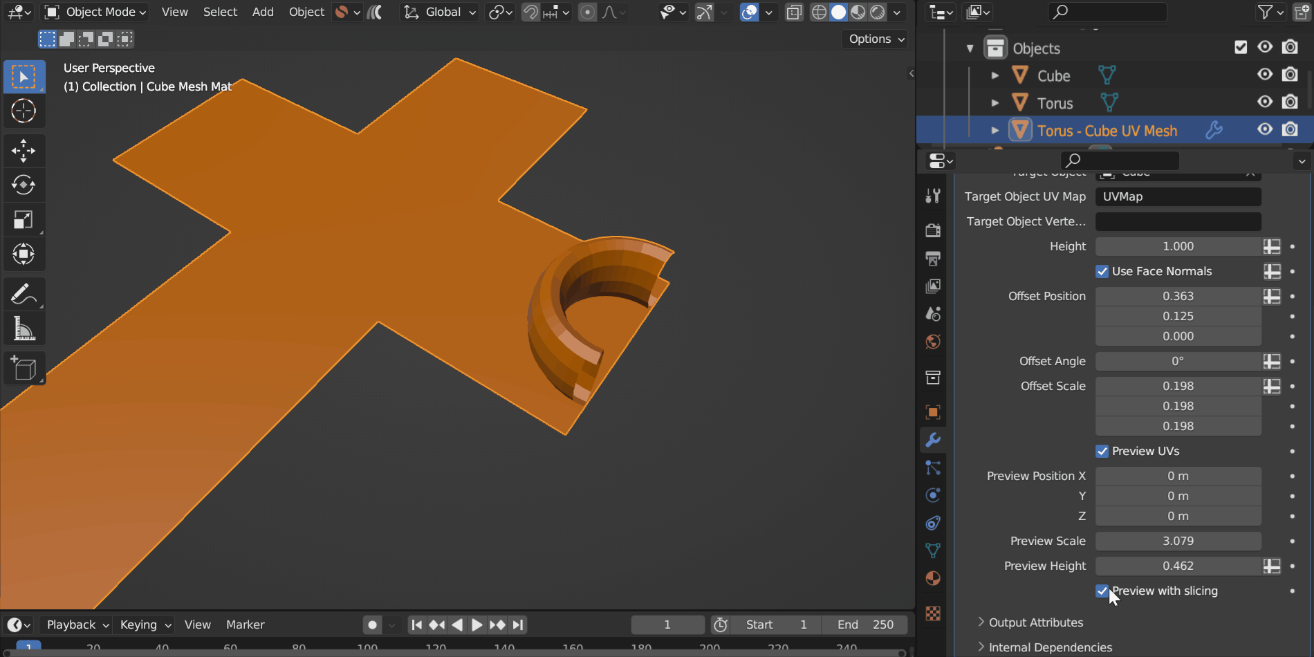 Preview UVs feature